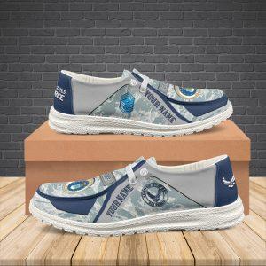 Veteran Canvas Loafer Shoes, Personalized US Air&hellip;