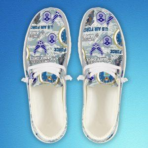 Veteran Canvas Loafer Shoes Personalized US Air Force H D Shoes With Your Name And Rank Camouflage Shoes For Air Force Canvas Loafer Shoes 3 sb3a2a.jpg