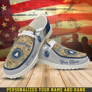 Veteran Canvas Loafer Shoes, Personalized US Space&hellip;