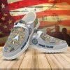 Veteran Canvas Loafer Shoes, Personalized US Space Force Camouflage H-D Shoes With Your Name And Rank, Canvas Loafer Shoes