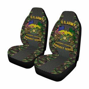 Veteran Car Seat Covers, Military Army Quartermaster Corps Car Seat Covers, Car Seat Covers Designs