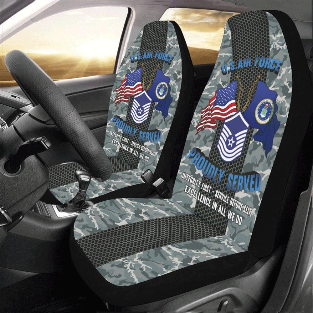 Veteran Car Seat Covers, Us Air Force E-8 Senior Master Sergeant Smsgt E8 Old Style Car Seat Covers Car Seat Covers, Car Seat Covers Designs
