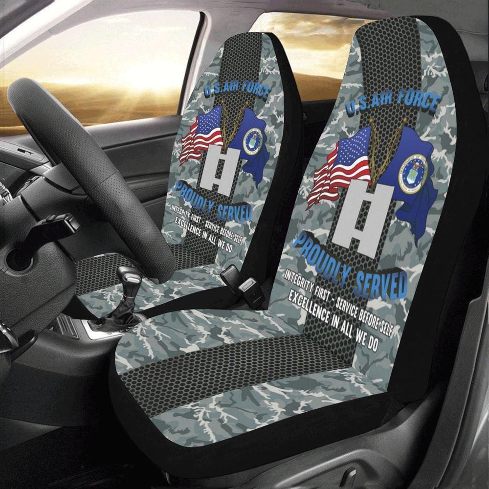 Veteran Car Seat Covers, Us Air Force O-3 Captain Capt O3 Commissioned Offi Car Seat Covers, Car Seat Covers Designs