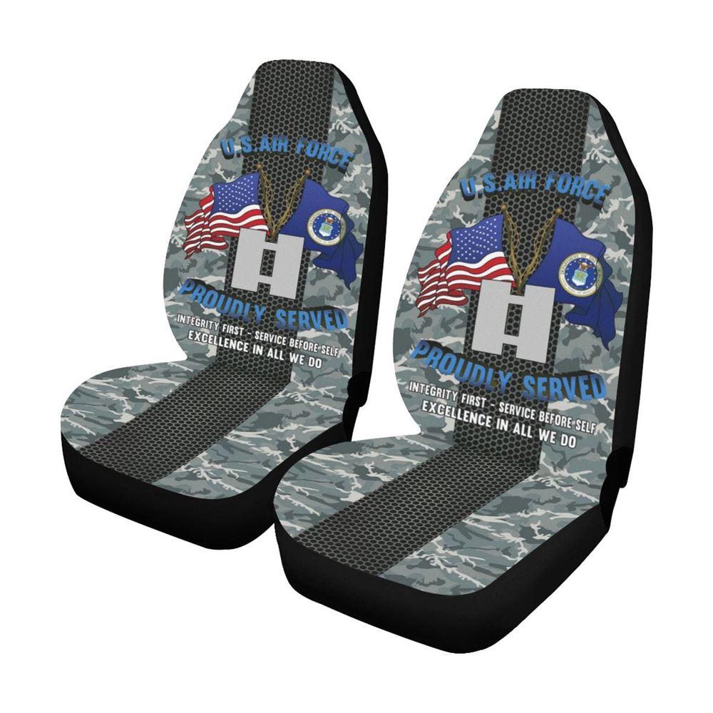 Veteran Car Seat Covers, Us Air Force O-3 Captain Capt O3 Commissioned Offi Car Seat Covers, Car Seat Covers Designs