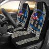 Veteran Car Seat Covers, Us Coast Guard O-8 Rear Admiral O8 Radm Flag Officer Car Seat Covers, Car Seat Covers Designs