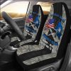 Veteran Car Seat Covers, Uscg Investigator Iv Logo Proudly Served Car Seat Covers, Car Seat Covers Designs