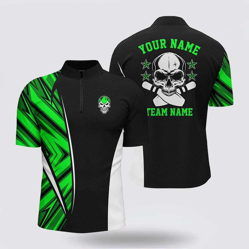 Bowling Jersey, Black And Green Camo Custom Camo Bowling Bowling Jersey Shirts For Men, Team Skull Bowling Jerseys Bowling Jersey, Black And Green Camo Custom Camo Bowling Bowling Jersey Shirts For Men, Team Skull Bowling Jerseys
