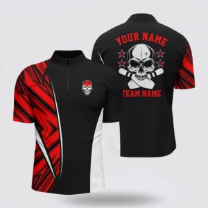 Bowling Jersey, Black And Red Camo Custom&hellip;