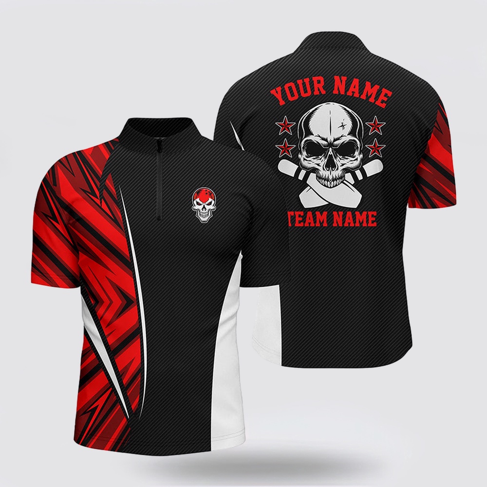 Bowling Jersey, Black And Red Camo Custom Camo Bowling Bowling Jersey Shirts For Men, Team Skull Bowling Jerseys Bowling Jersey, Black And Red Camo Custom Camo Bowling Bowling Jersey Shirts For Men, Team Skull Bowling Jerseys