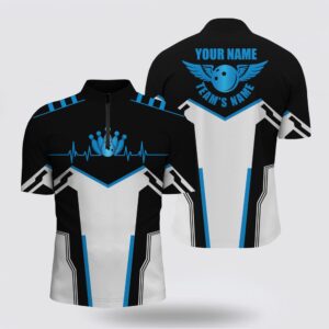 Bowling Jersey, Black & White Bowling Shirts&hellip;