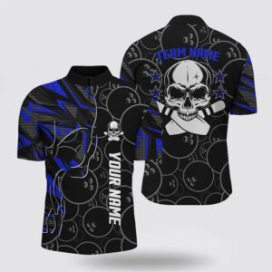 Bowling Jersey, Blue Camo Black Bowling Bowling&hellip;