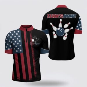 Bowling Jersey, Usa Flag Bowling Bowling Jersey&hellip;