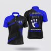 Bowling Polo Shirt, Flame Bowling Men Polo Shirt, Thats How I Roll Personalized Bowlers Jersey