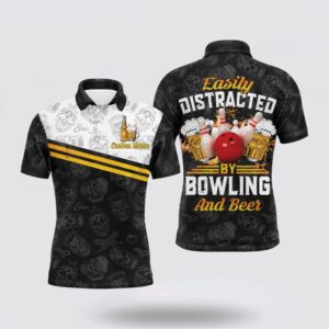 Bowling Polo Shirt, Funny Bowling Shirt Easily&hellip;