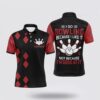 Bowling Polo Shirt, Funny Bowling Polo Shirts Custom Team Name My Drinking Team Has A Bowling Problem Red