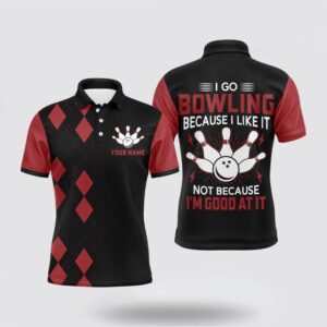 Bowling Polo Shirt, Funny Bowling Shirt Personalized&hellip;