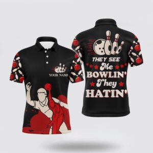 Bowling Polo Shirt, Funny Bowling Shirt Personalized&hellip;