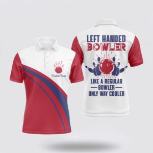 Bowling Polo Shirt, Left Handed Bowler Custom&hellip;