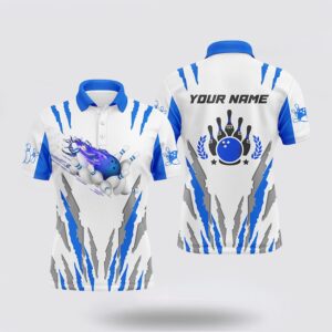 Bowling Polo Shirt, White Bowling Polo Shirts&hellip;
