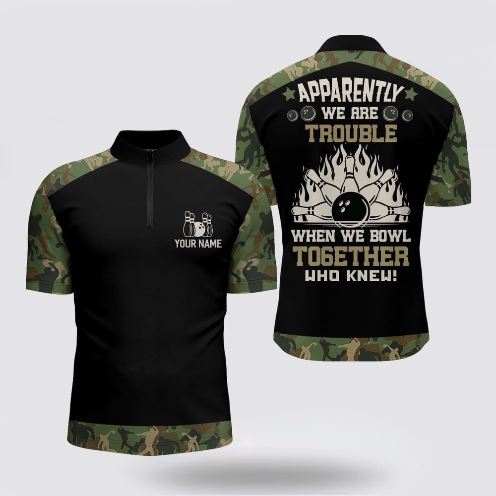 Bowling Jersey, Apparently We Are Trouble When We Bowl Together Bowling Bowling Jersey Shirt For Men Custom Bowling Shirt Bowling Jersey, Apparently We Are Trouble When We Bowl Together Bowling Bowling Jersey Shirt For Men Custom Bowling Shirt