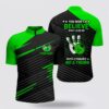 Bowling Jersey, Funny Bowling Shirt For Men, Blue & Black Custom Bowling Jersey 2 Fingers And A Thumb
