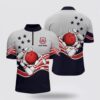 Bowling Jersey, Men’s Bowling Bowling Jersey Shirts Custom American Flag Patriotic I Do All My Own Stunts Skull Jerseys