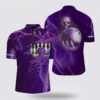 Bowling Jersey, Personalized Bowling Bowling Jersey Shirt For Men Green Lightning Custom Name Team Skull Bowling Jerseys
