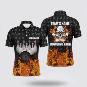 Bowling Polo Shirt, Bowling King Men Polo&hellip;