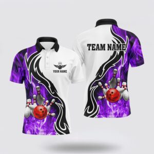 Bowling Polo Shirt, Mens Polo Bowling Shirt&hellip;