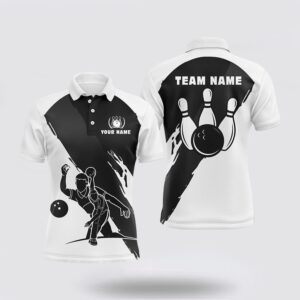 Bowling Polo Shirt, Personalized 3D Bowling Polo&hellip;