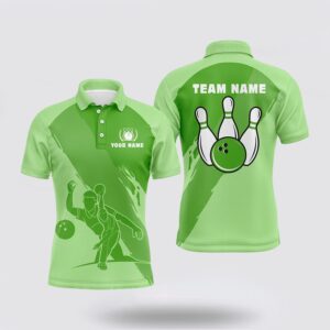 Bowling Polo Shirt, Personalized 3D Bowling Polo&hellip;