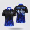 Bowling Polo Shirt, Personalized Men Polo Bowling&hellip;