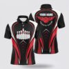 Bowling Polo Shirt, Red Lion Custom Men Bowling Polo Shirts Bowling League Shirts Bowling Team Jerseys Outfits