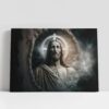Christian Canvas Wall Art, Jesus Stands On The Sea Canvas Wall Art, Christian Canvas Art Christian Canvas Wall Art, Jesus Stands On The Sea Canvas Wall Art, Christian Canvas Art