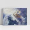 Christian Canvas Wall Art, Jesus Stone Historical Religious Event Canvas Pictures, Faith Art, Christian Canvas Art