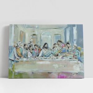Christian Canvas Wall Art, Last Supper Canvas&hellip;