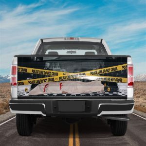 Jesus Tailgate Wrap, Creepy Halloween Dead Tailgate Wrap Police Line Do Not Cross Funny Car Wrap Truck Fun Car Decor Tailgate Wrap