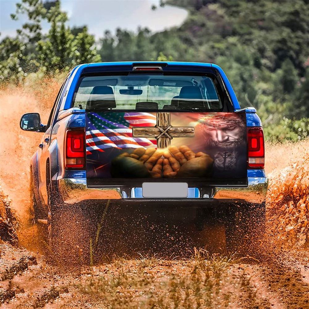 Jesus Tailgate Wrap, Jesus Christ My God Truck Tailgate Wrap Graphic Decal Vinyl American Flag God Bless America Tailgate Wrap Jesus Tailgate Wrap, Jesus Christ My God Truck Tailgate Wrap Graphic Decal Vinyl American Flag God Bless America Tailgate Wrap