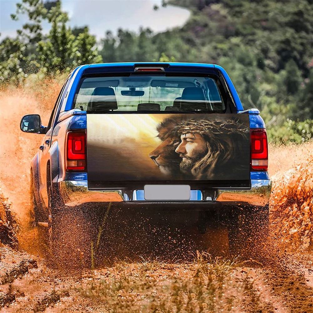 Jesus Tailgate Wrap, Jesus Lion Tailgate Wrap Jesus Lion Of Judah Tailgate Wrap Christ Oil Painting Car Decoration Tailgate Wrap Jesus Tailgate Wrap, Jesus Lion Tailgate Wrap Jesus Lion Of Judah Tailgate Wrap Christ Oil Painting Car Decoration Tailgate Wrap