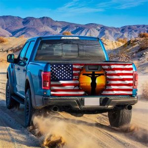 Jesus Tailgate Wrap, Jesus Sunset Tailgate Wrap,&hellip;