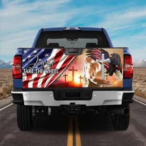 Jesus Tailgate Wrap, Jesus Take The Wheel&hellip;