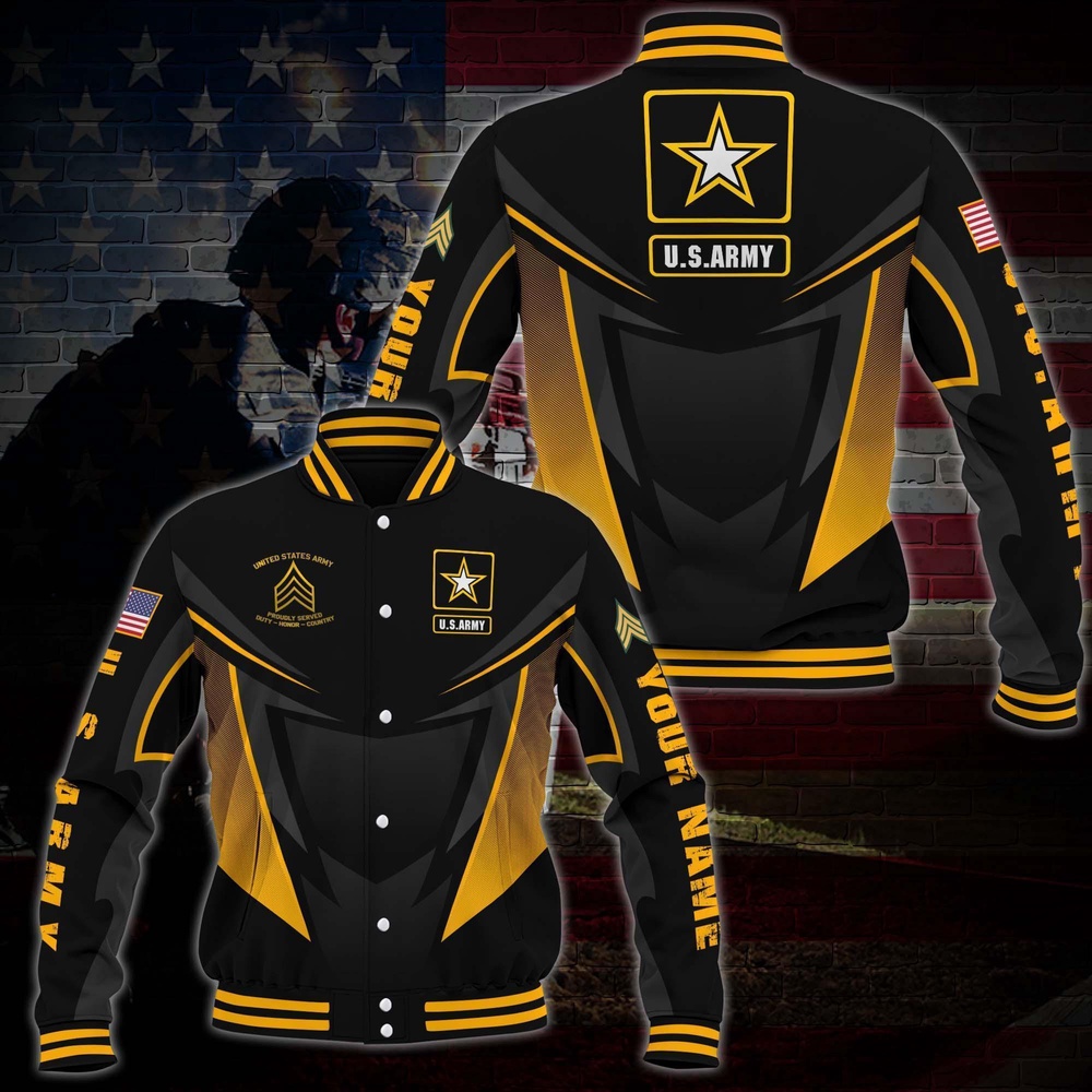 Veteran Jacket, Army Veteran Jacket, Us Army Veteran Military Jacket Baseball Jacket Custom Shirt, Gifts For Veteran