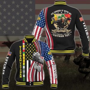 Veteran Jacket, Vietnam Veteran Ive Earned It&hellip;