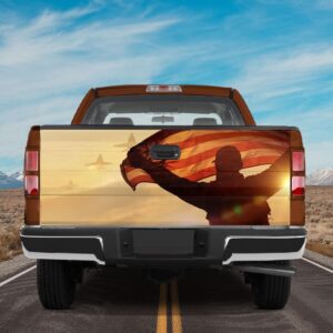 Veteran Tailgate Wrap, American Soldier Veteran Tailgate&hellip;