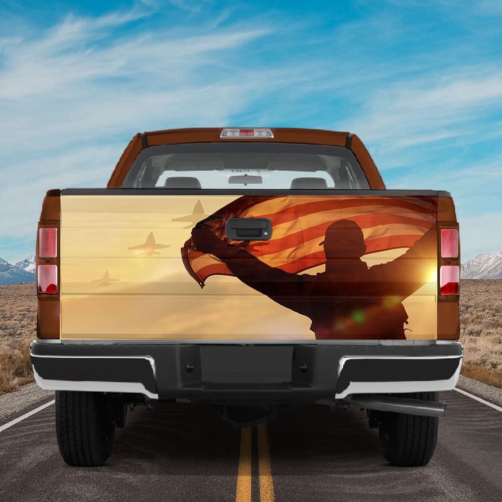 Veteran Tailgate Wrap, American Soldier Veteran Tailgate Vinyl Graphic Wrap American Flag Tailgate Wrap American Patriot Veteran Tailgate Wrap, American Soldier Veteran Tailgate Vinyl Graphic Wrap American Flag Tailgate Wrap American Patriot