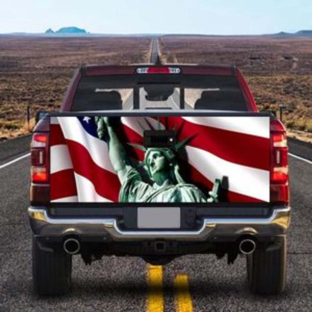 Veteran Tailgate Wrap, American Statue Of Liberty Tailgate Wrap Decal Statue Of Liberty Decal Sticker American Lovers Gift Veteran Tailgate Wrap, American Statue Of Liberty Tailgate Wrap Decal Statue Of Liberty Decal Sticker American Lovers Gift