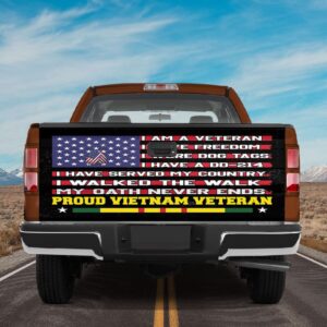 Veteran Tailgate Wrap, Proud Vietnam Veteran Truck&hellip;
