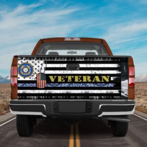 Veteran Tailgate Wrap, Truck Decals American Flag&hellip;