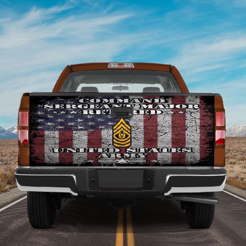 Veteran Tailgate Wrap, United States Army Truck Tailgate Wrap American Military Graphic Wraps Car Decor