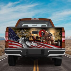 Veteran Tailgate Wrap, Us Veteran Lest We&hellip;
